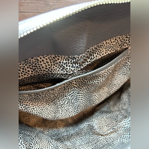 SOLE SOCIETY Miah Structured Buckle Weekender Bag- Greige - Picture 8 of 15